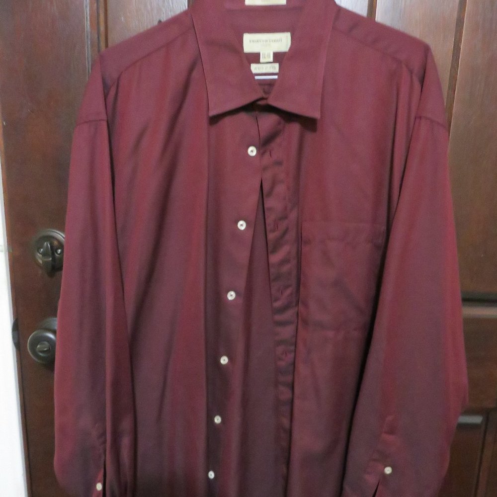 PRONTO-OUMO FIRENZE MEN'S LONG SLEEVE SHIRT SIZE 50-20  34-35